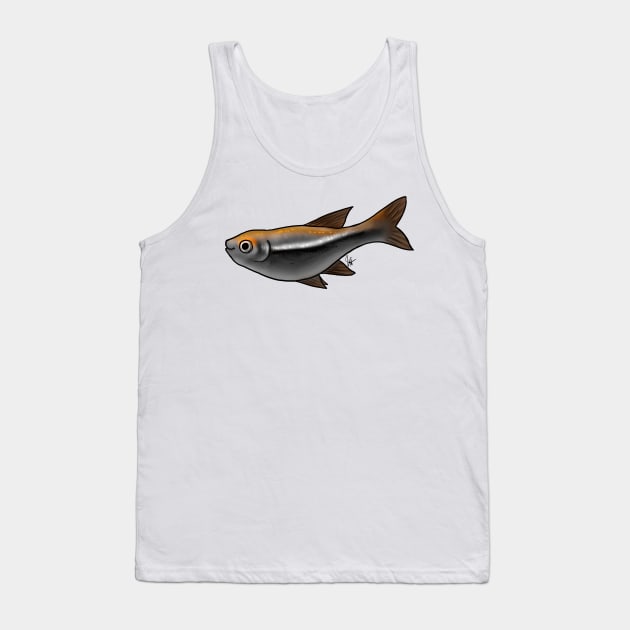 Fish - Tetras - Black Tetra Tank Top by Jen's Dogs Custom Gifts and Designs